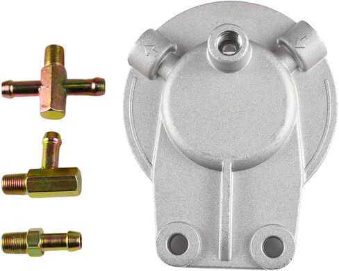 Fuel Filter Mounting Base Compatible with Yanmar Engine 4TNV84T 4TNV94 4JH4AE 4JH5E 3JH5AE 3JH5E 3TNV82A, Replace 129004-55612,12900455612 in Saudi Arabia