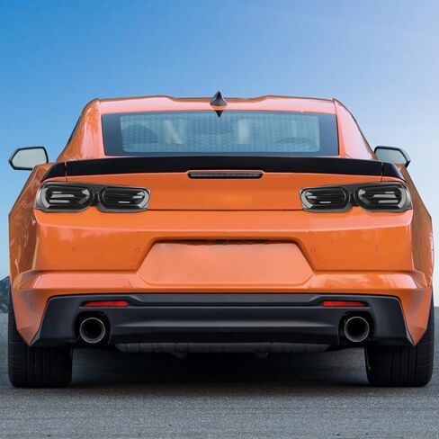 Linskip Tail Light Covers Compatible with Chevy Camaro 2019 2020 2021 2022 2023 2024, Taillight Lamp Guard Trim Bezels Decoration for Camaro Exterior Accessories(Dark Smoke) in Kuwait