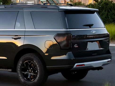 Rvinyl Tail Light Pre Cut Film Tint Cover Kit in Blackout Smoke Compatible with Ford Expedition 2018-2023 LED - Adhesive Backs in Kuwait