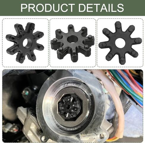 2 PCS Flexible Steering Couplers, Steering Coupling Replacement, 56315-2K000FFF Coupling Replacements, Automobile Repair Tool Kit Compatible with Hyundai Sonata Elantra Santa Fe Azera Optima in Saudi Arabia