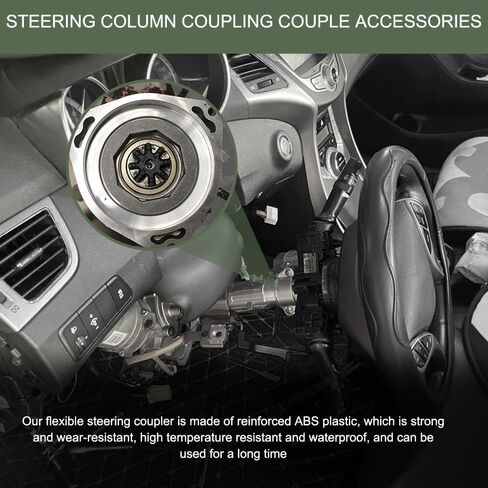 2 PCS Flexible Steering Couplers, Steering Coupling Replacement, 56315-2K000FFF Coupling Replacements, Automobile Repair Tool Kit Compatible with Hyundai Sonata Elantra Santa Fe Azera Optima in Saudi Arabia