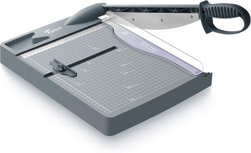 Firbon 12" Guillotine Paper Cutter, Heavy Duty 30-Sheet Capacity Trimmer for Cardstock, Photos, Scrapbooking, Office, Classroom, Studio (Gray) in Kuwait