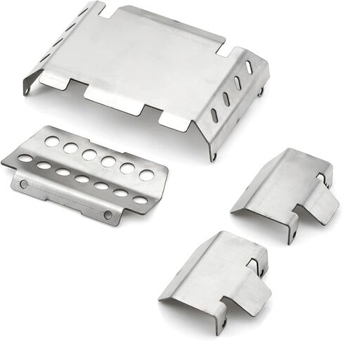 for FCX10 Metal Stainless Steel Chassis Armor Guard Protection Protector Skid Plate 1/10 RC Car Upgrade Parts in Saudi Arabia