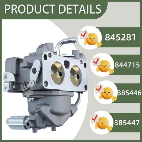 845281، 844715،385446، 385447، 385447-0008-B1 مكربن ​​لشبل كاديت ZMowers Toro Exmark INTEK 20HP 21HP 23HP in Kuwait