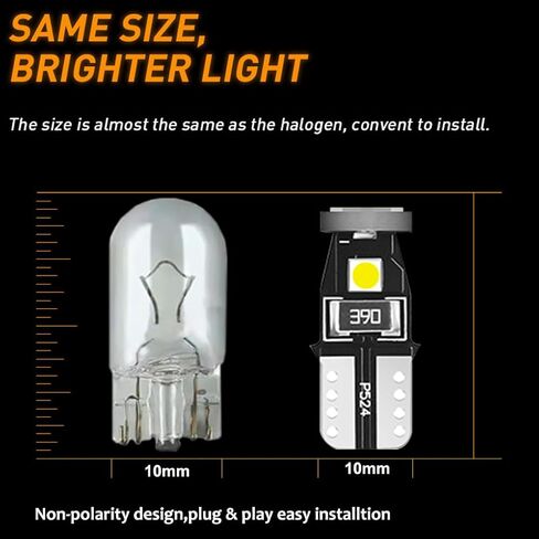 Interior LED Bulbs Kit Package Replacement for Lexus GS300 GS400 GS430 1998 1999 2000 2001 2002 2003 2004 2005 6000K Bright White Map Dome License Plate Lights, Trunk Lights + Free Install Tool in Kuwait
