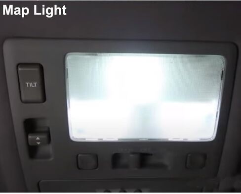 Interior LED Bulbs Kit Package Replacement for Lexus GS300 GS400 GS430 1998 1999 2000 2001 2002 2003 2004 2005 6000K Bright White Map Dome License Plate Lights, Trunk Lights + Free Install Tool in Kuwait