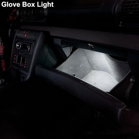 Interior LED Bulbs Kit Package Replacement for Lexus GS300 GS400 GS430 1998 1999 2000 2001 2002 2003 2004 2005 6000K Bright White Map Dome License Plate Lights, Trunk Lights + Free Install Tool in Kuwait