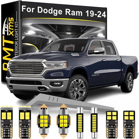 LED مجموعة الإضاءة الداخلية لاستبدال دودج رام 1500 2500 3500 2019 2020 2021 2022 2023 2024 in Kuwait
