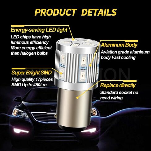2 قطعة 1157 LED لمبات 6 فولت BAY15D السوبر مشرق 5630 17SMD الأحمر LED لمبات استبدال ل أضواء الفرامل بارك الذيل in Kuwait