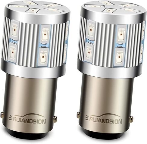 2 قطعة 1157 LED لمبات 6 فولت BAY15D السوبر مشرق 5630 17SMD الأحمر LED لمبات استبدال ل أضواء الفرامل بارك الذيل in Kuwait