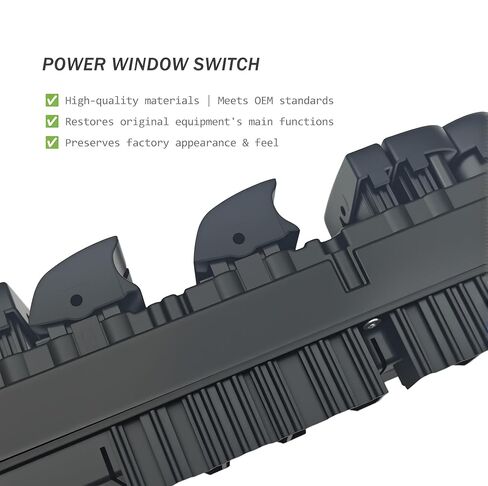 20835553 Power Window Switch Driver Side for 2007-2013 Chevrolet Silverado, Avalanche, 2007-2014 Suburban, Sierra, Yukon with Power Folding Mirrors - Direct Replacement for OEM 15093440 15906881 in Saudi Arabia