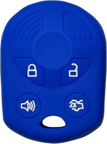 Key Fob Cover for Ford Escape: 4 Buttons Key Fob Case Fit for Ford C-max Edge Escape Hybrid Expedition Fiesta Flex Focus Fusion Taurus 2007-2019丨Remote Protective OUCD6000022 CWTWB1U793 (Blue) in Saudi Arabia