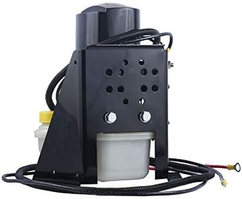 RAREELECTRICAL 12V Floor Mount Tilt Trim Motor Pump Reservoir Assembly Compatible With 1983-2006 Mercruiser 377 502 540 575 Bravo Alpha One Oildyne Mercury 14336A15 14336A6 88183A8 in Kuwait