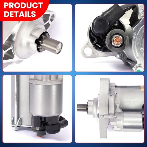 MOCA Starter Motor Compatible with 2001-2003 for Acura CL & 1999-2006 for Acura TL 3.2L V6, 1998-2007 for Honda Accord 3.0L, 2003-2005 for Honda Pilot 3.5L V6 in Kuwait