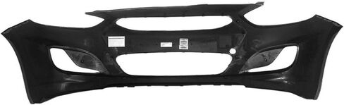Primed Front Bumper Cover Replacement for 2012-2013 Hyundai Accent in Saudi Arabia