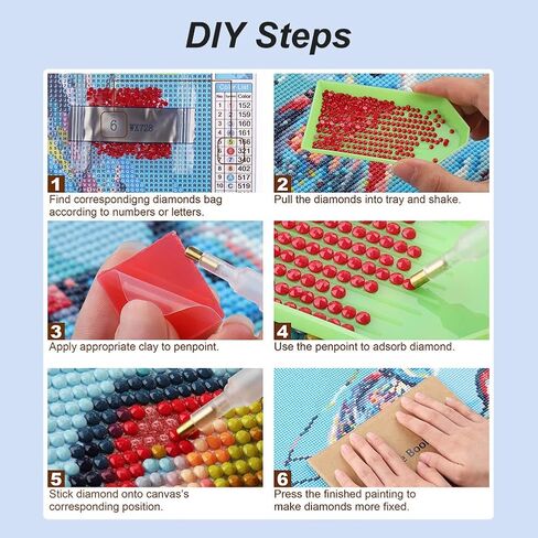 Acudotr Diamond Painting Kits for Adults, 5D DIY Truck Diamond Art Kits for Beginners, Full Drill Diamond Painting Kits for Home Wall Decor, 12x12 Inch in Kuwait