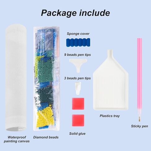 Acudotr Diamond Painting Kits for Adults, 5D DIY Truck Diamond Art Kits for Beginners, Full Drill Diamond Painting Kits for Home Wall Decor, 12x12 Inch in Kuwait