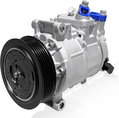 HYR New Air Conditioner AC Compressor with Clutch Compatible with Audi A4 A4 Quattro 2005-2013, Q5 2011-2012, A5 A5 Quattro 2010-2012, A6 2012-2015, A6 Quattro 2013-2015, 1.8L 2.0L 3.2L in Saudi Arabia