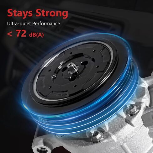 HYR New Air Conditioner AC Compressor with Clutch Compatible with Audi A4 A4 Quattro 2005-2013, Q5 2011-2012, A5 A5 Quattro 2010-2012, A6 2012-2015, A6 Quattro 2013-2015, 1.8L 2.0L 3.2L in Saudi Arabia