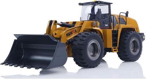 1/14 HUINA Toys 2.4G 10CH Radio Controlled Loader 1583 Electric Lifting System Lights Sound RC Construction Vehicles Assembled Hobby Grade Model for Ages 14+ in Saudi Arabia