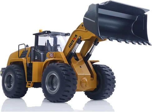 1/14 HUINA Toys 2.4G 10CH Radio Controlled Loader 1583 Electric Lifting System Lights Sound RC Construction Vehicles Assembled Hobby Grade Model for Ages 14+ in Saudi Arabia