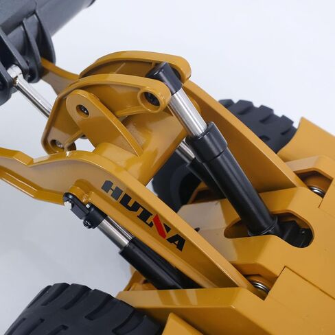 1/14 HUINA Toys 2.4G 10CH Radio Controlled Loader 1583 Electric Lifting System Lights Sound RC Construction Vehicles Assembled Hobby Grade Model for Ages 14+ in Saudi Arabia