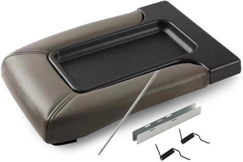 G-PLUS Center Console Lid Replacement Kit Grey Compatible with GMC Sierra Yukon Chevy Silverado Avalanche Suburban Tahoe 1999-2007 Armrest Lid 19127364 19127365 19127366 in Kuwait