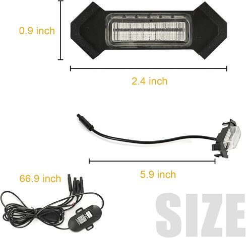 مصابيح LED شبكية RGB متوافقة مع Toyota Tacoma 2016-2023 TRD PRO OEM فقط، مصابيح LED شبكية أمامية عدسة واضحة مع دليل التثبيت، تطبيق/تحكم مزدوج عن بعد 20 لونًا مخصصًا in Kuwait