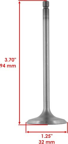 Caltric 2x Intake and 2x Exhaust Valve Compatible with Arctic Cat Prowler XT 650 H1 2006 2007 2008 in Kuwait