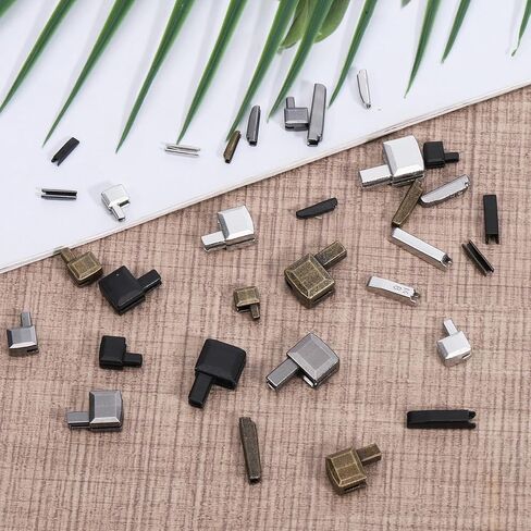 16 Sets Metal Zipper Repair Kit Zipper Insertion Pin Replacement Zippers Latch 3 Color #3#5#8#10 Replacement Zippers Stopper Kit Metal Pin Repair for Jacket Coat Sewing in Kuwait
