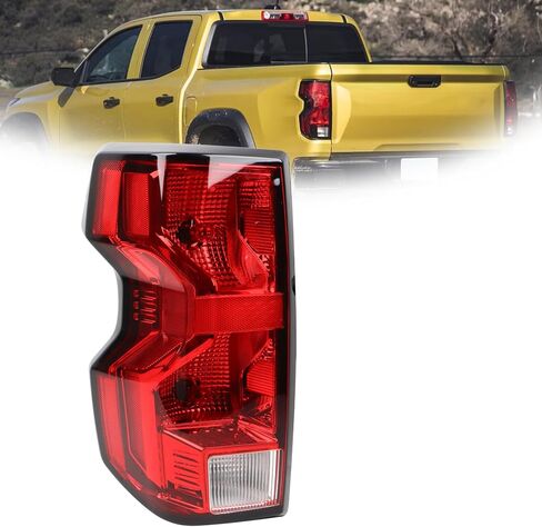 LH Halogen Tail light With Bulb Harness Assembly Compatible with 2023-2024 Chevy Colorado LT/Trail Boss/Work Truck Incandescent Chevrolet Tail Lamp Left Driver Side 85651742 GM2800325 in Saudi Arabia