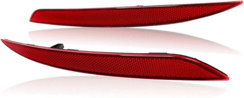 Rear Bumper Reflector Lamp Compatible for TESLA MODEL Y 2020-2024,Replacement Red Marker Lights Lens Left Driver Right Passenger Side Trim in Saudi Arabia