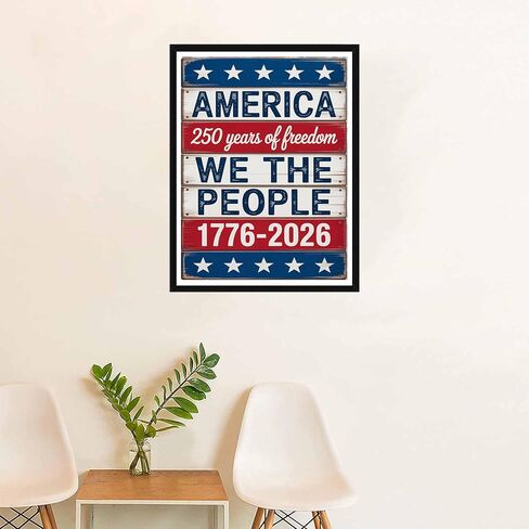 5D Diamond Art Kits for Adults - DIY 250th Anniversary Patriotic Independence Day Fourth of July, Full Round Drill Crystal Embroidery Cross Stitch, Wall Decor Gift for Dad Father's Day, 12x16 Inch B3 in Kuwait