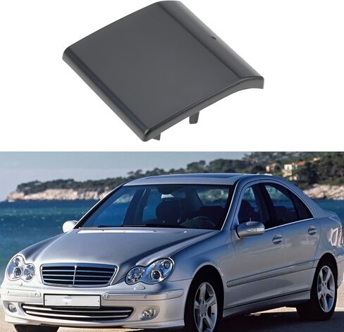 Front Bumper Tow Hook Cover Cap 2038850026 Compatible with Benz C-Class W203 C230 C240 C320 C350 C32 AMG 2001-2007 in Saudi Arabia