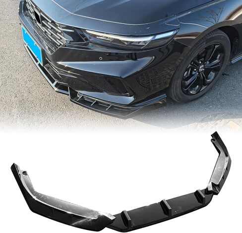 1 Set Front Bumper Spoiler Lip for Honda Accord 11th 2023-2026 Black in Saudi Arabia