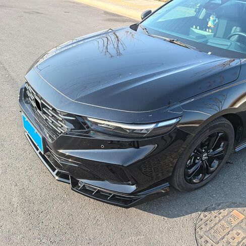1 Set Front Bumper Spoiler Lip for Honda Accord 11th 2023-2026 Black in Saudi Arabia