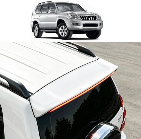 ABS Roof Spoiler Fits for 2003-2009 for Toyota Land Cruiser Prado 120 LC120 FJ120 LED Brake Light Spoiler Steering Signal Modification External Upgraded Accessories in Saudi Arabia
