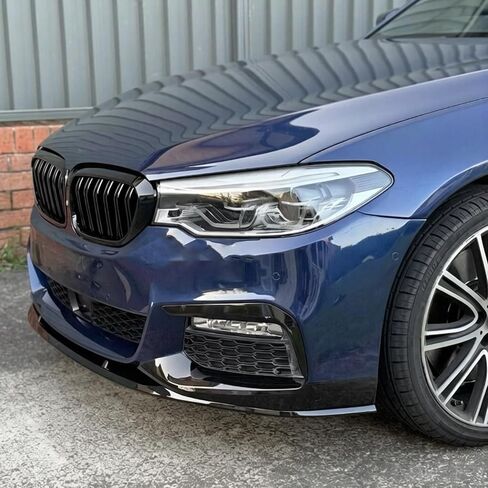Front Bumper Lip Splitter Spoiler Compatible with 2017-2020 5 Series G30 G31 M Sport，Gloss Black Accessories Air Chin Dam Body Kit in Saudi Arabia