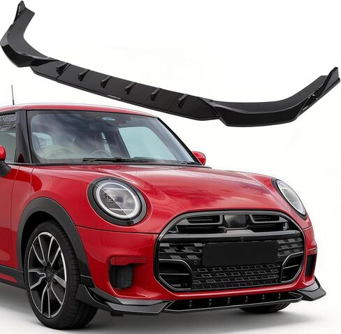 Front Bumper Spoiler Lip Bodykit for MINI Cooper JCW F65 F66 F67 2024 2025, Glossy Black in Kuwait