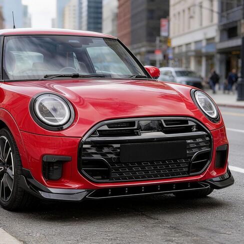 Front Bumper Spoiler Lip Bodykit for MINI Cooper JCW F65 F66 F67 2024 2025, Glossy Black in Kuwait