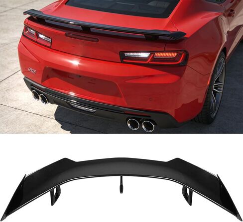 Rear Trunk Spoiler Fit for Chevrolet Camaro 2016-2022 All Models,ZL1 1LE Style Trunk Lid Spoiler Wing Without Rear Spoiler Camera Hole Glossy Black in Saudi Arabia