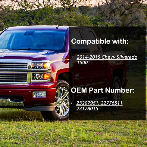 Grill Windshield Wiper Cowl Panel for 2014 2015 Chvey Silverado 1500 Front Window Cover Top Panel W/Extension End Caps W/Water Nozzle Pipe Replacement for 23207951 22776511 23178015 in Kuwait