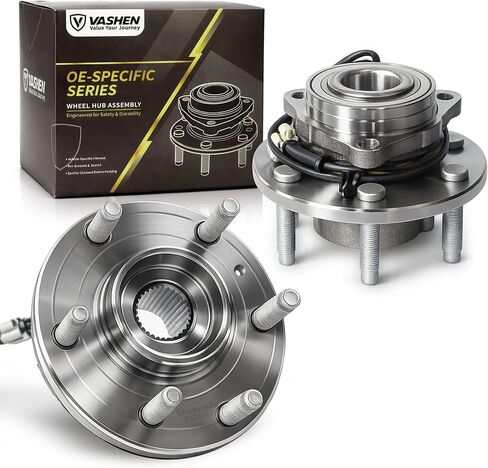 Pair 515036 Front Wheel Bearing Wheel Hub, Fit for Chevy Silverado GMC Sierra Avalanche 1999 2000 2001 2002 2003 2004 2005 2006, Tahoe Suburban 1500 Yukon XL Escalade, 6-Lugs w/ABS in Saudi Arabia