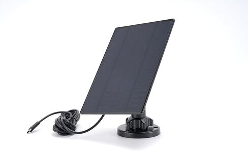Osoeri Solar Panel for Bird Feeder Camera Only, Outdoors IP65 Waterproof 5W Solar Panel Charger with Type-C Cable, for Camera Continuously Power Supply in Saudi Arabia