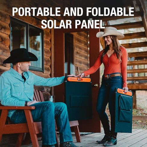 Jackery SolarSaga 100X Portable Solar Panel with USB Outputs for Phones for Explorer 240/300/500/1000/1500 Power Station (Renewed) in Kuwait