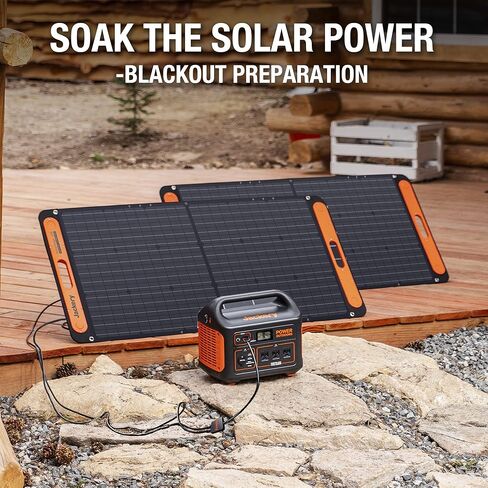 Jackery SolarSaga 100X Portable Solar Panel with USB Outputs for Phones for Explorer 240/300/500/1000/1500 Power Station (Renewed) in Kuwait
