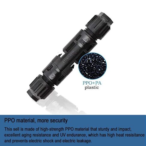 5 Pairs Solar Connectors M-C-4 Male/Female IP67 Waterproof Solar Panel Cable Connectors with Spanners in Kuwait