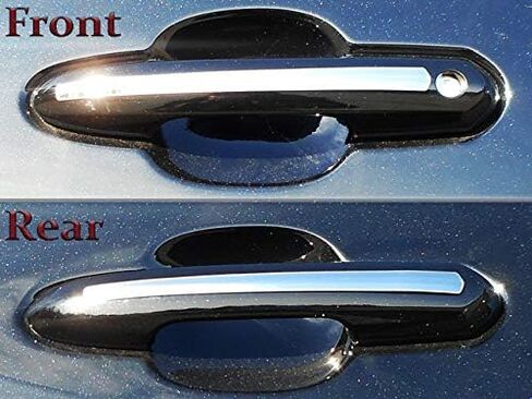 Stainless Polished Chrome Door Handle Accent Trim 4PC, Compatible with Lincoln Nautilus 2019-2020 (4-Door, SUV) in Saudi Arabia