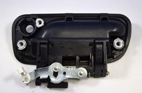 PT Auto Warehouse TO-3244A-FR - Outside Exterior Outer Door Handle, Textured Black - Passenger Side Front in Kuwait
