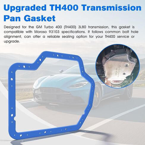 حشية وعاء زيت ناقل الحركة 93103 مناسبة لـ GM Turbo 400 th400 3L80، Moroso 93103 42020 حشية وعاء زيت المحرك داخل حشوات فولاذية ومطاط عالي الصلابة in Kuwait